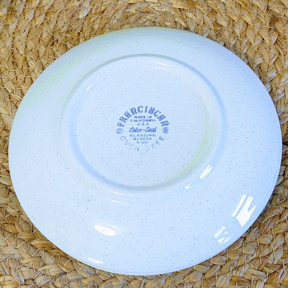 Vtg MCM California Franciscan Earthenware Autumn Pottery Dinnerware Cup & Saucer - Picture 5 of 11